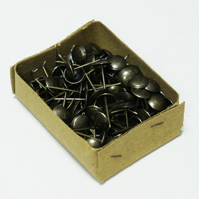 Гвозди мебельные бронза