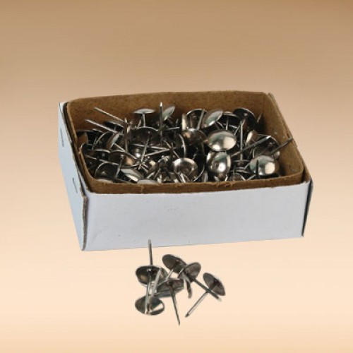 Гвозди мебельные хром