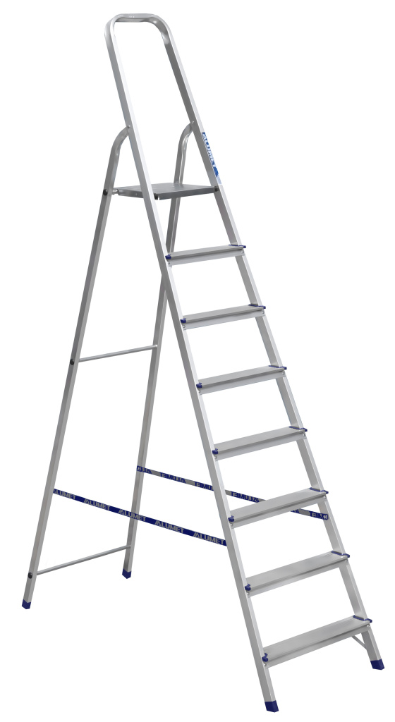 Стремянка Alumet 8-ми ступ. АМ708 алюминиевая