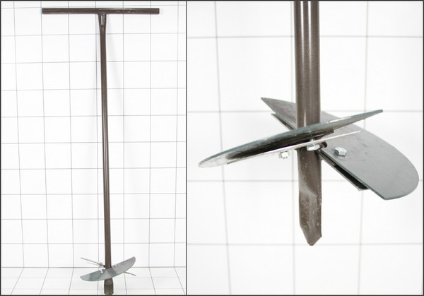 Бур садовый 1м со сменными насадками