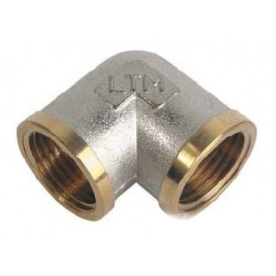 Уголок 3/4" гайка/3/4" гайка латунный