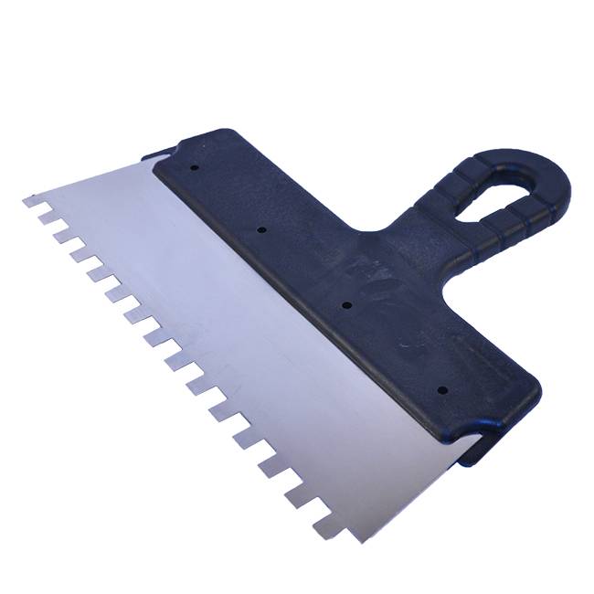 Шпатель зубчатый LUX нерж.сталь 200мм (6*6) TOOLAS