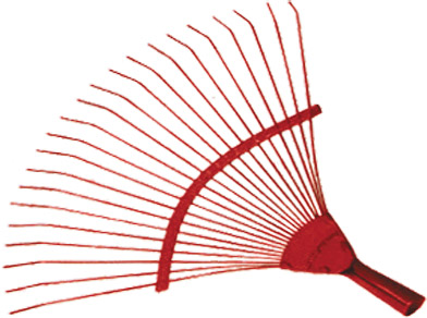 Грабли веерные 22-зуб. проволочные