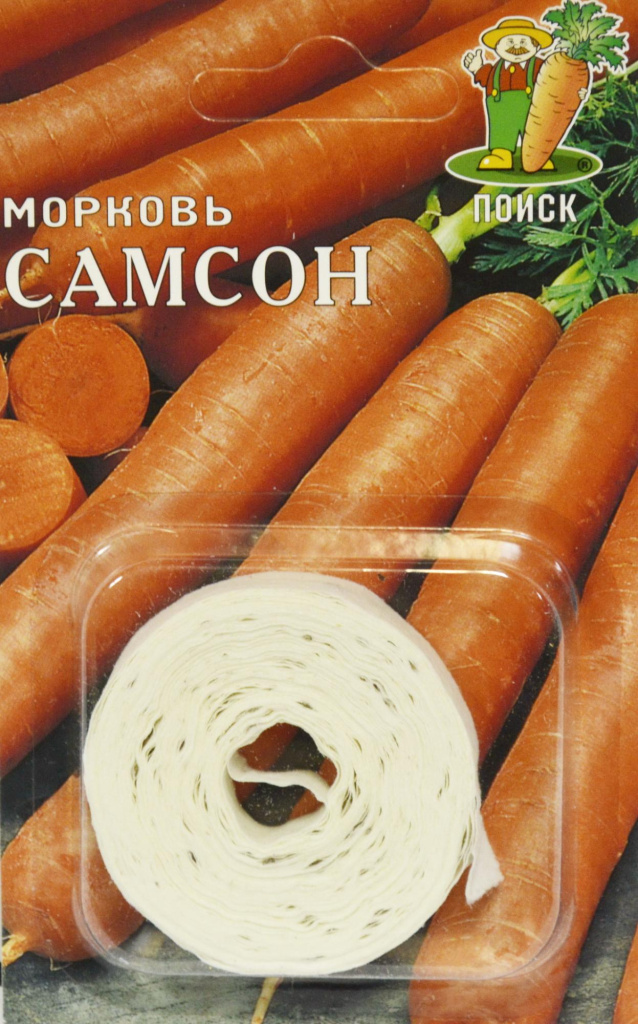 Морковь на ленте Самсон, 8м "Поиск"