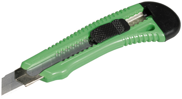 Нож пистолетний пласт. 18мм ВОЛАТ, винтовой фиксатор