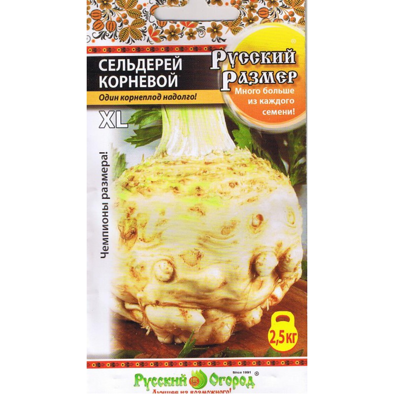 Сельдерей Русский размер корневой 100шт