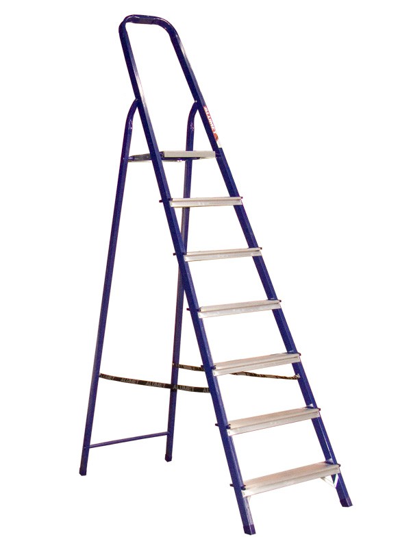 Стремянка Alumet 7-ми ступ. M8407 металлическая