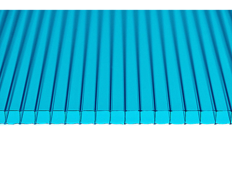 Сотовый поликарбонат 8мм Бирюза