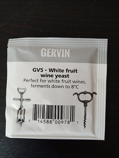 Дрожжи винные Gervin GV5 White Fruit Wine