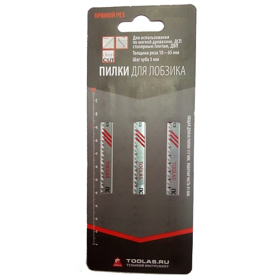 Пилка для лобзика Toolas T301CD