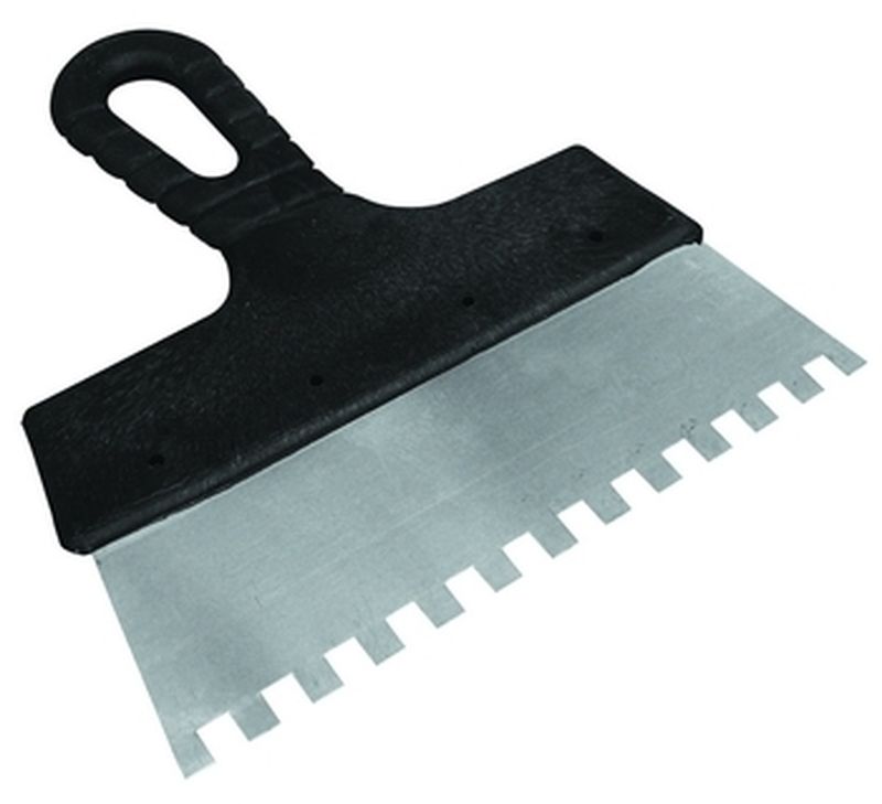 Шпатель фасадный зубч., 200мм (зуб.8*8)