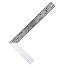 Угольник столярный TOOLAS 400мм нерж