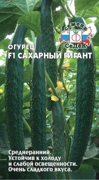 Огурец Сахарный гигант F1 0,2г "Седек"