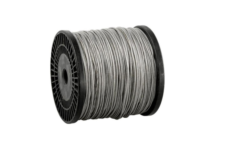 Трос сталь. DIN 3060 (6*19) M6 100м/баб