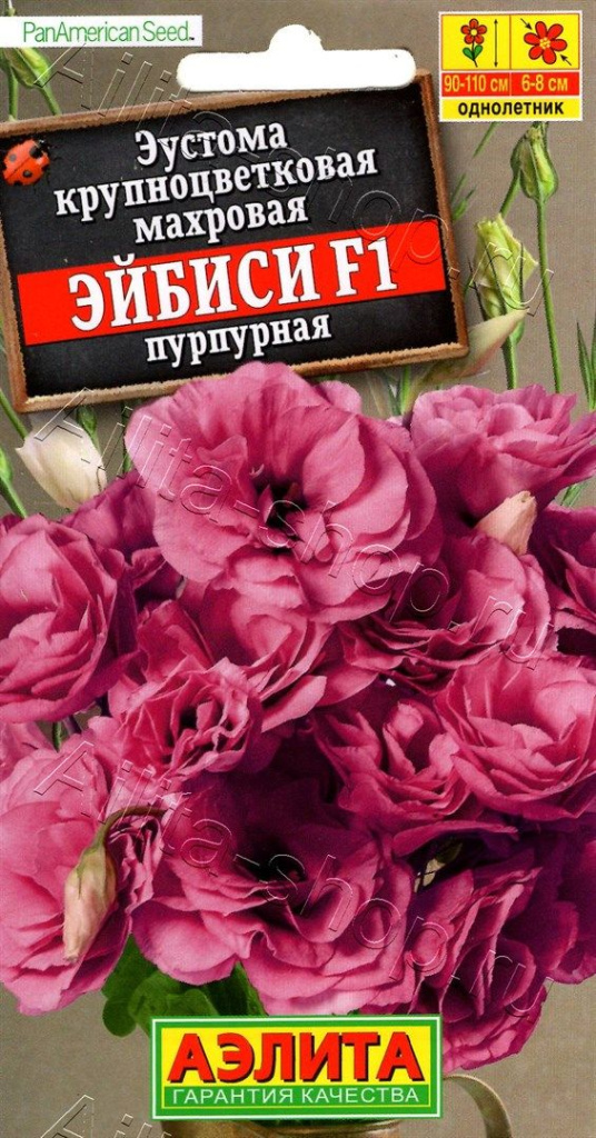 Эустома Эйбиси F1 пурпурная крупноцв.махр. "Аэлита"
