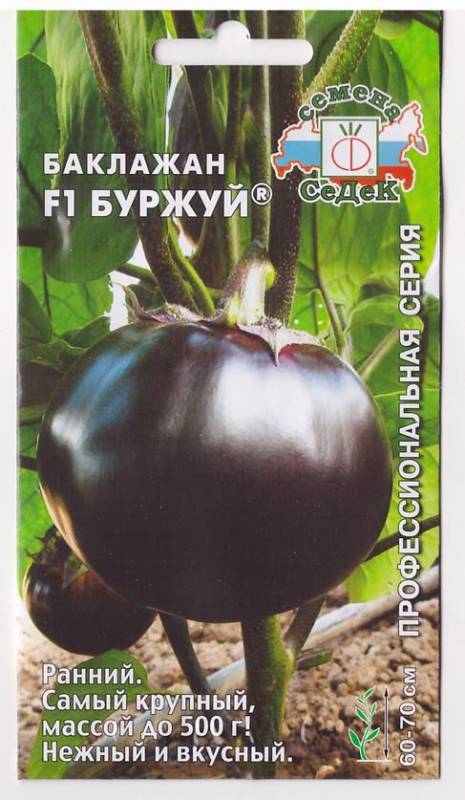 Баклажан Буржуй F1, 0,2г "Седек"
