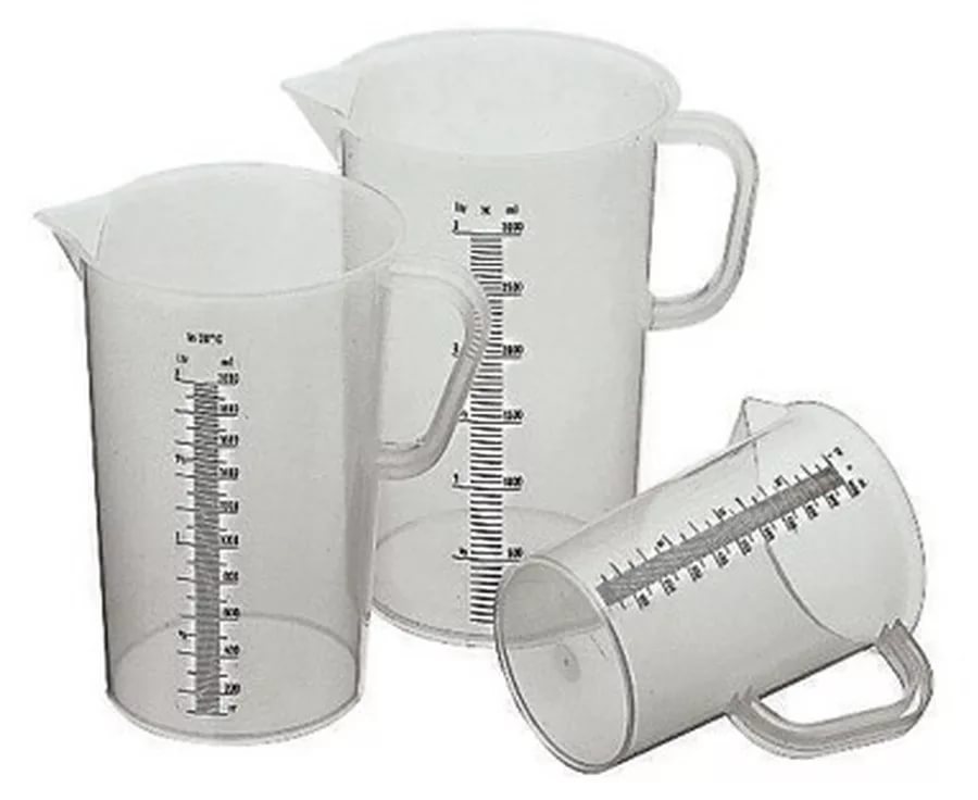 Стакан мерный с ручкой 5000мл, пластик