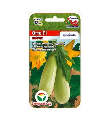 Кабачок Отто F1 3шт "СибСад"