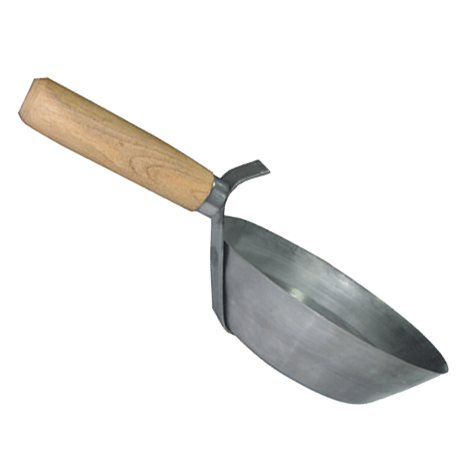 Ковш штукатурный с деревянной ручкой