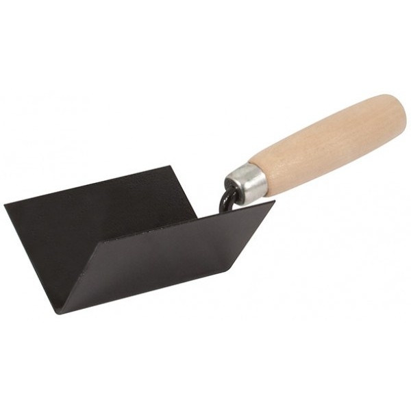 Кельма угловая внутренняя с дер.ручкой (отбойник)