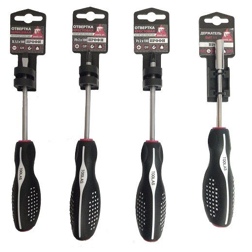 Отвертка шлицевая WP/Toolas SL 4.0x75 (100)