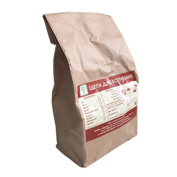 Щепа д/коптильни Дуб 500г