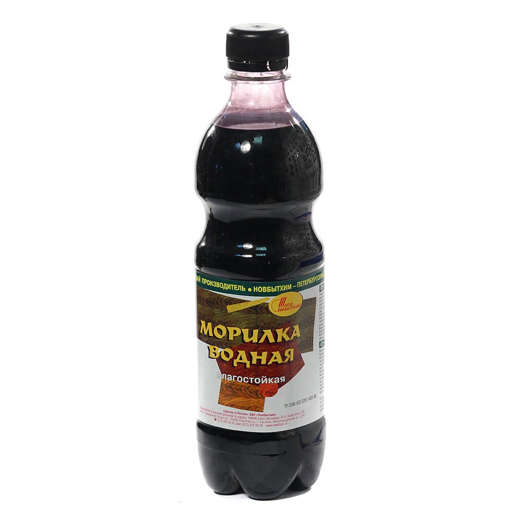 Морилка водная, эбеновое дерево, 0.5 л