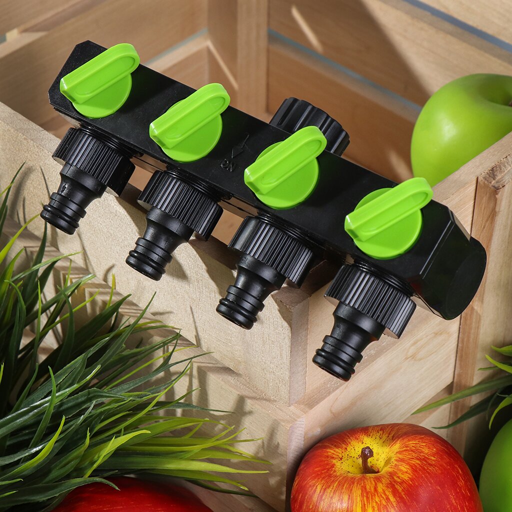 Разветвитель на 4 шланга Grandy, JS-349