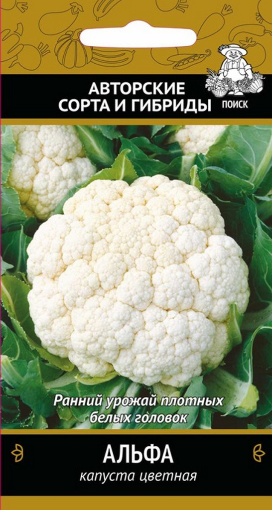 Капуста цветная Альфа 0,5г "Поиск"