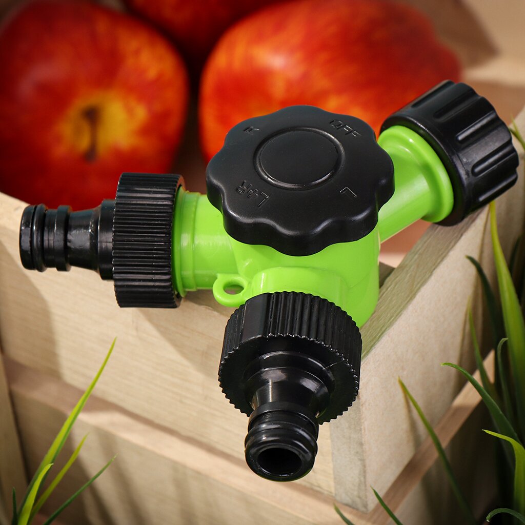 Разветвитель на 2 шланга Grandy, JS-389