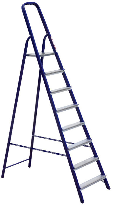 Стремянка Alumet 8-ми ступ. M8408 металлическая