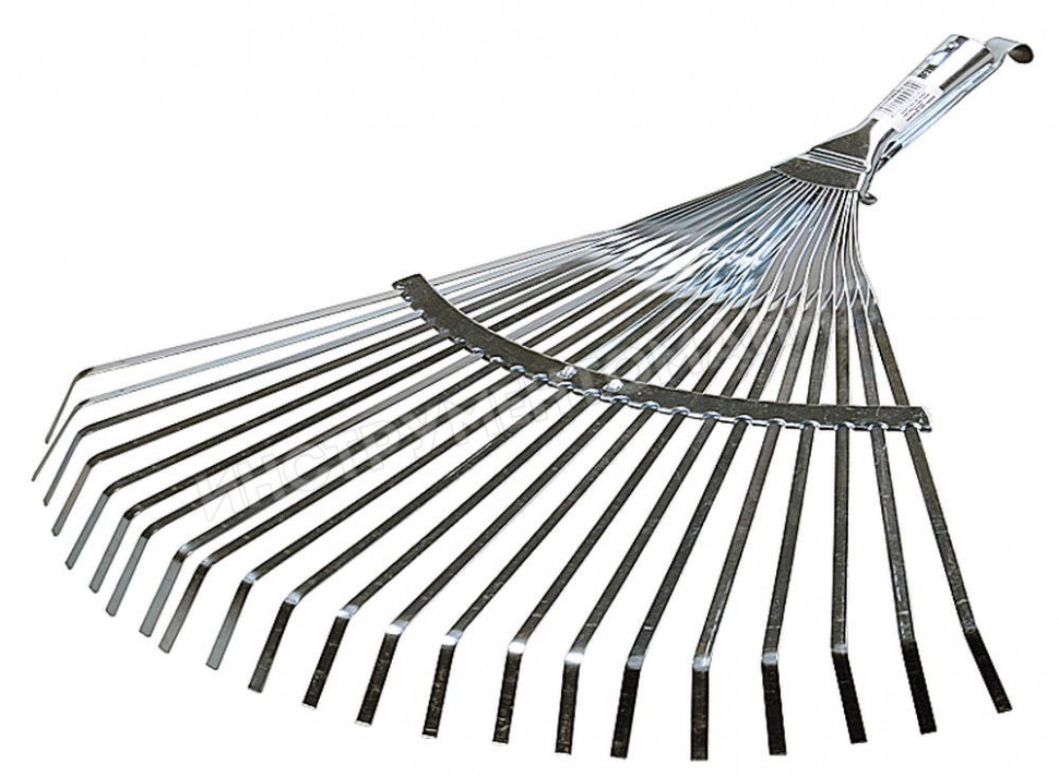 Грабли веерные 22-зуб. плоских 450мм, RACO