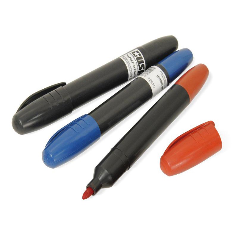 Маркер строительный чёрный (перманентный) TOOLAS