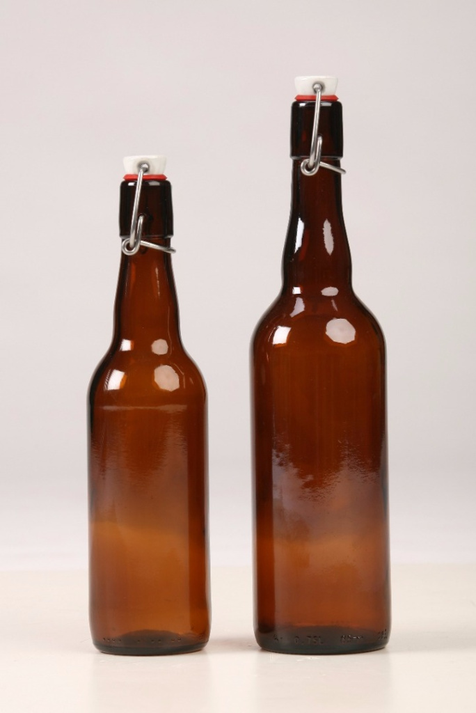 Бутылка бугельная темное стекло 0,75л Маурерфляше