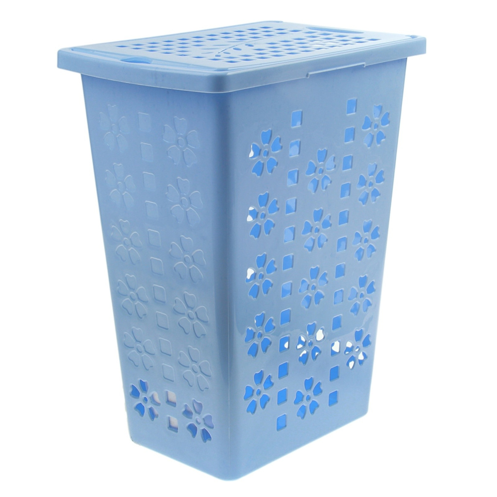 Корзина для белья Виолетта, слоновая кость, 30л 