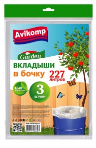 АВИКОМП Вкладыши в бочку 227л/3шт, прозрачные