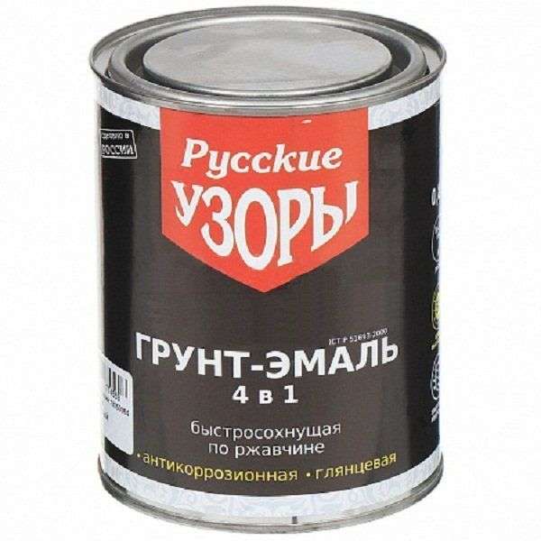 Грунт-эмаль по ржавчине 3в1 0,8кг белый "SKLADNO"