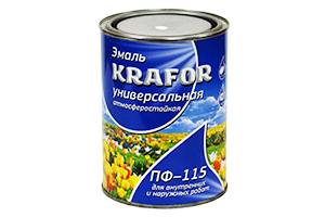 Эмаль ПФ-115 0,8кг желтая "SKLADNO"