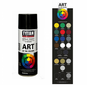Краска аэрозоль черная глянец, TYTAN Professional Art of the colour