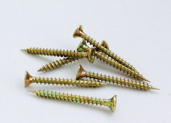 Саморез острый потай PZ, желтопас. 6*40мм