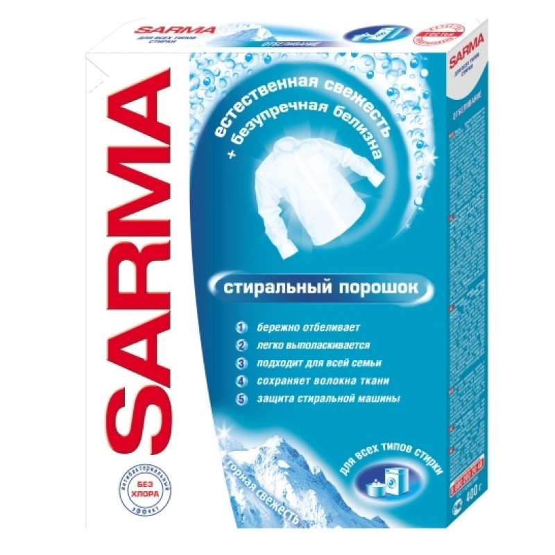 Порошок стир. Сарма Горная свежесть универ. 400г