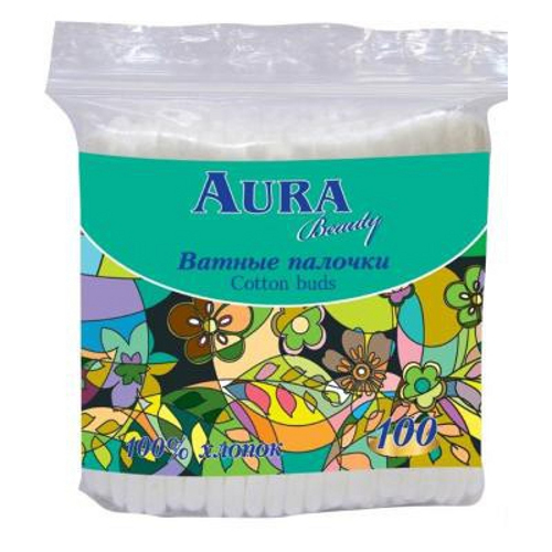 Ватные палочки Aura 100шт 