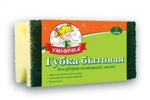 Губка для уборки помещен. Умничка