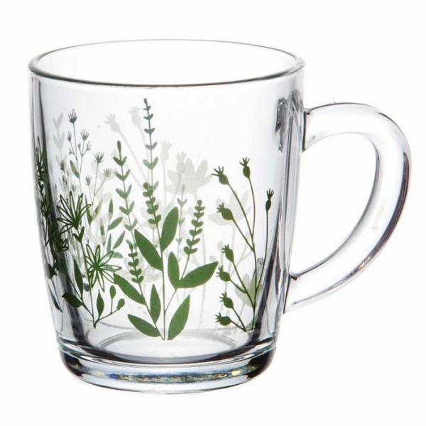 Кружка 340мл стекло, GRASS