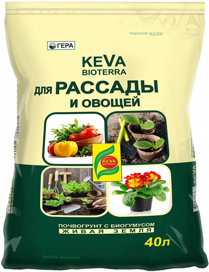 Грунт KEVA BIOTERRA 20л для Рассады